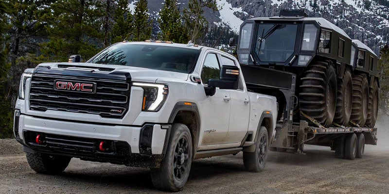 2026 GMC Sierra 2500HD showing tough towing capacity