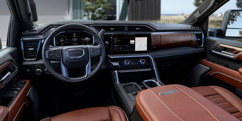 Cockpit space in 2026 GMC Sierra 2500HD