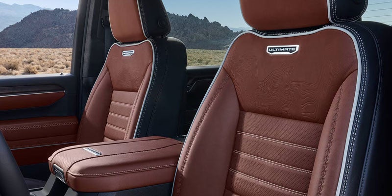 Interior of 2026 GMC Sierra 2500HD